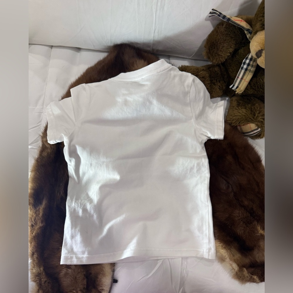 Dolce & Gabbana White Royal Love Kids T-Shirt - Picture 5 of 6